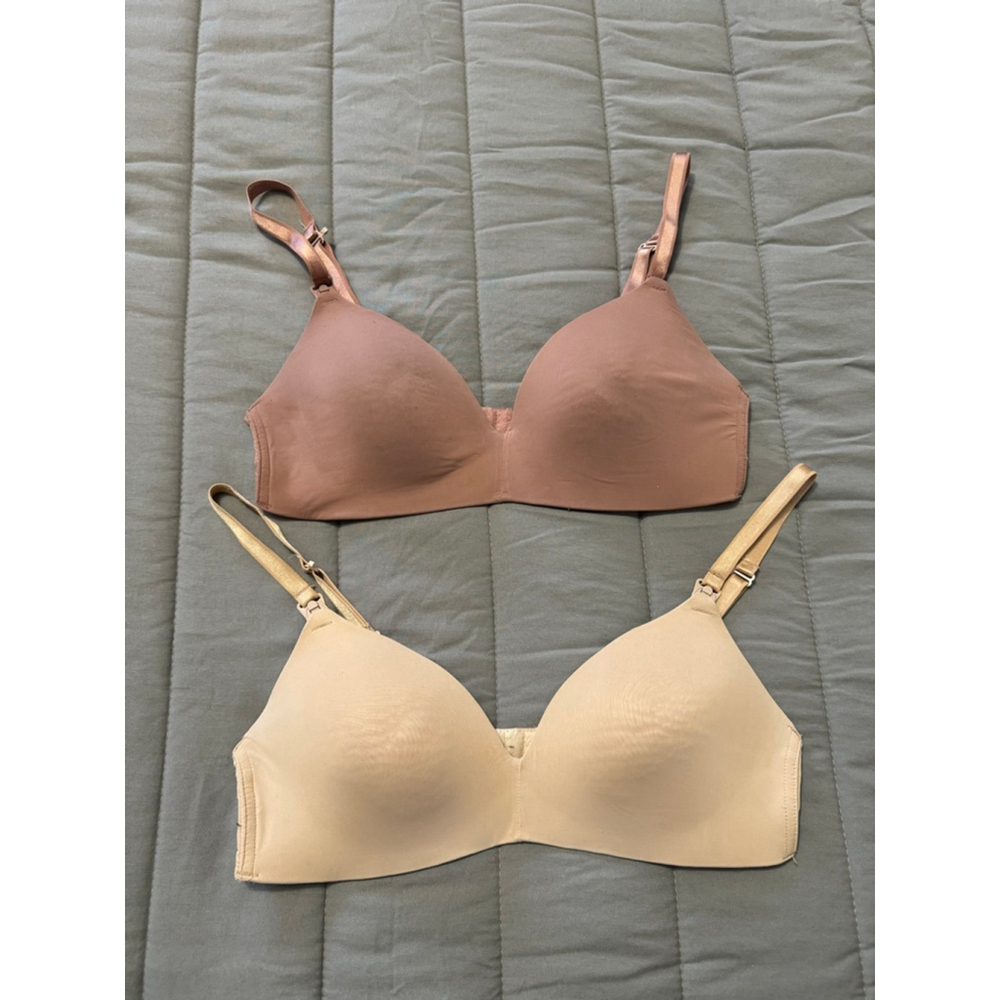 Auden | Maternity Nursing Bras Bundle in Biege & Brown | 36B - Picture 2 of 7